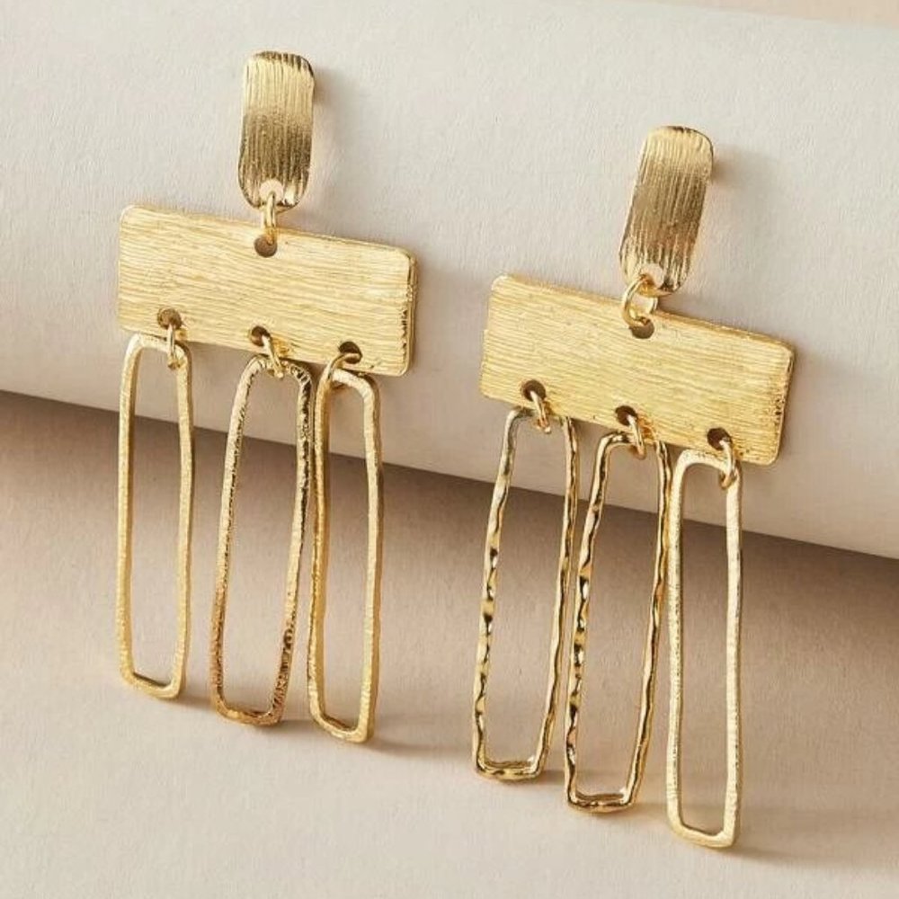 3/$30 Boho Geometric Drop Tribal Earrings